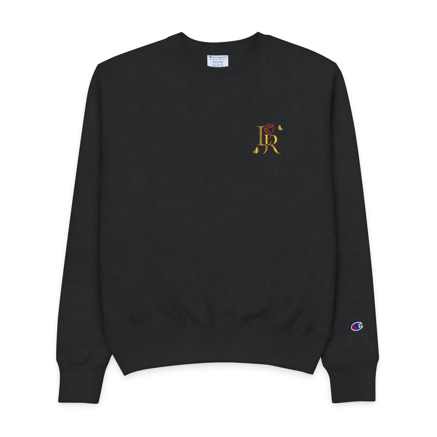 Leejay Rose Logo Crewneck Sweatshirt — Classic Minimalist Men's Sweatshirt