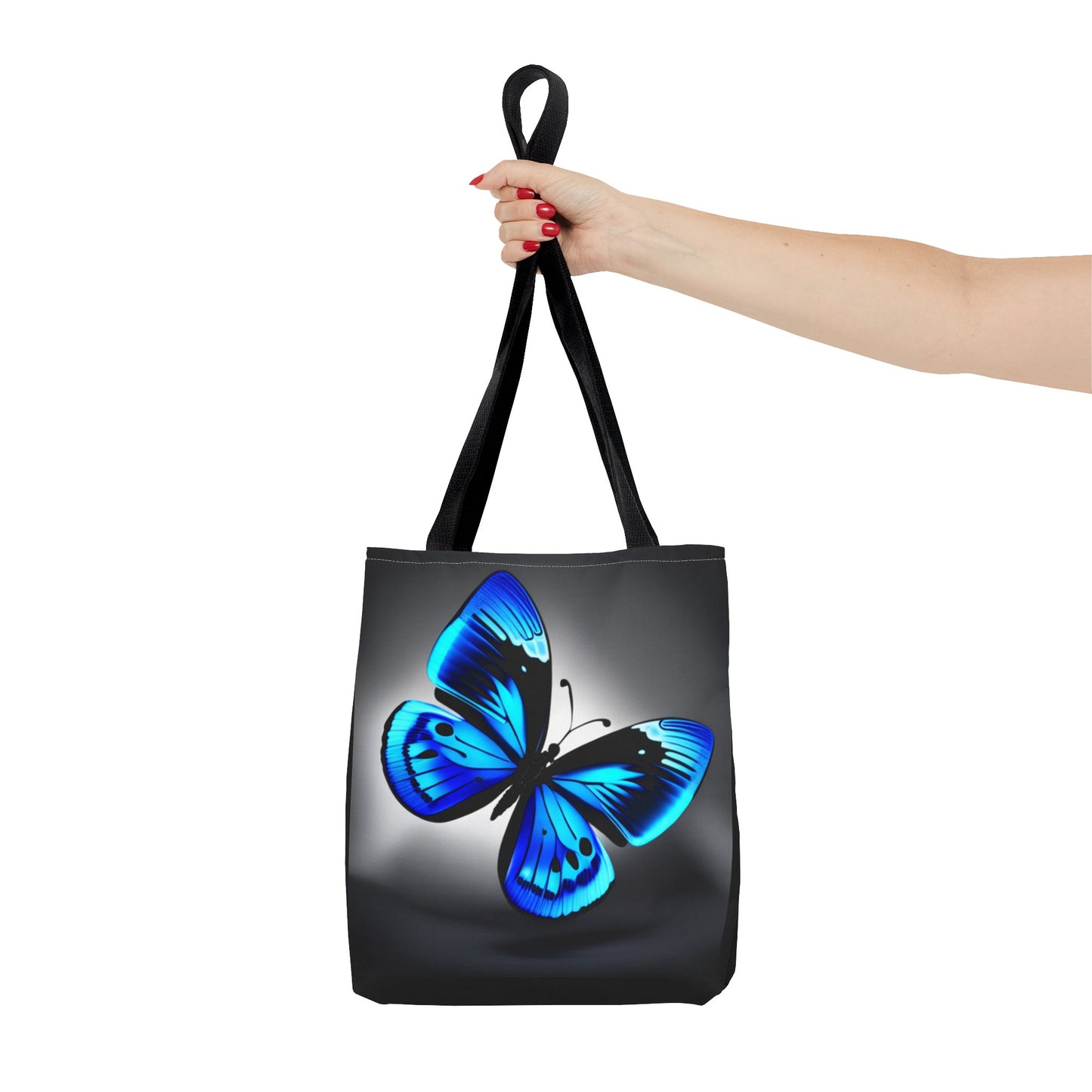 Blue Butterfly Tote Bag (AOP)